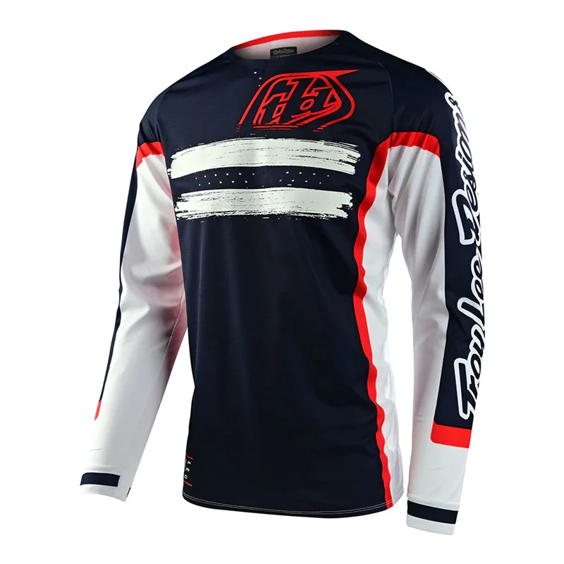 2024 Motocross Cycling Jersey Bike Quick-Dry Shirt Dirt Bike Endurance Race Downhill Mountain Bike Long Sleeve Cycling Jersey