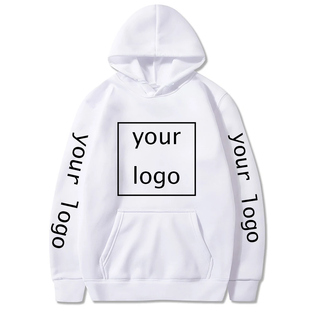 Custom Hoodies Diy Logo Image Print Customized Sport Casual Sweatshirt Hoodie Pullover Size Xs-4Xl