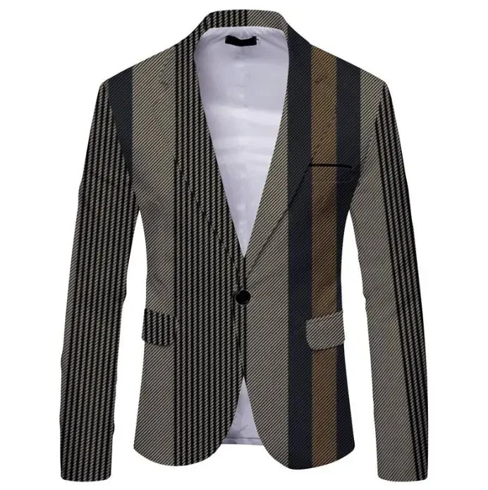 Men's casual long sleeve suit jacket