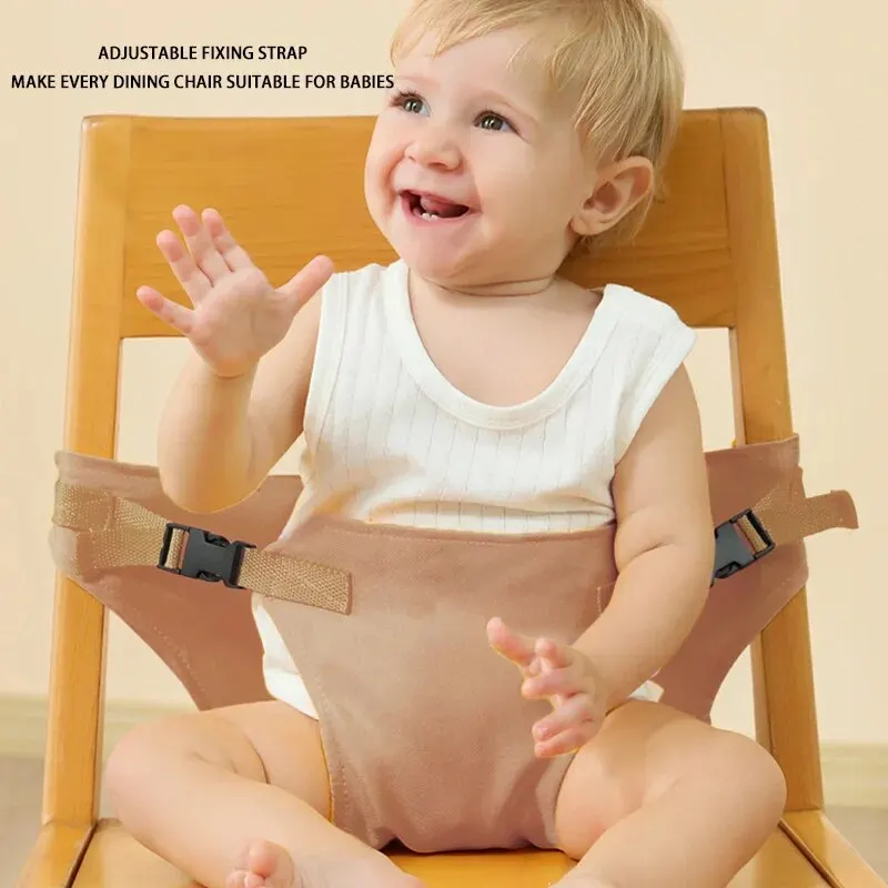 1 PCS Baby Baby Dining Chair Fixed Belt Baby Holding Auxiliary Belt Portable Outing Child Dining Chair Safety Belt Child Seat