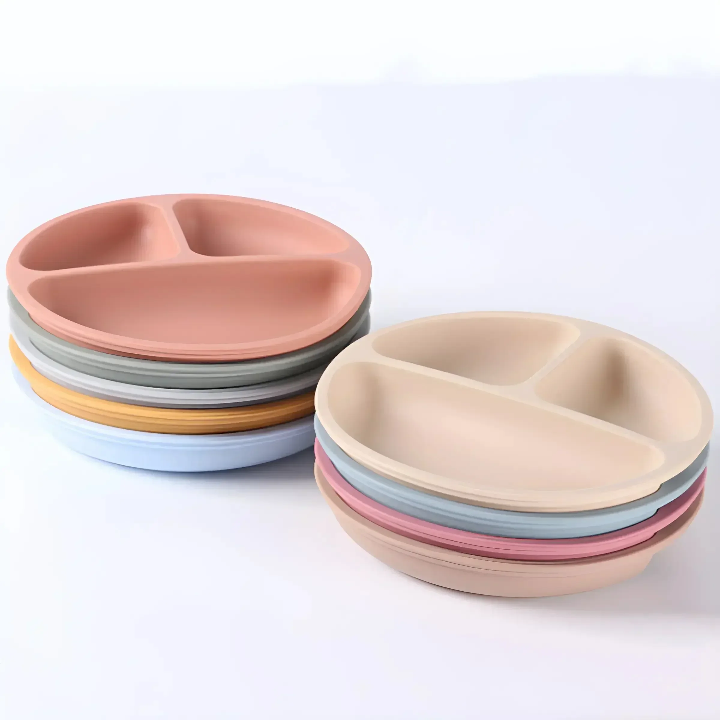 Darling Food Grade Food Grade Table Ware With Suction Cups Spill Resistant Children's Supplementary Tableware