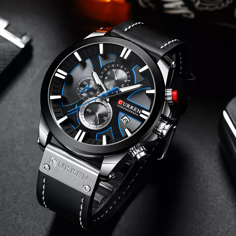 New CURREN Men Watches Fashion Quartz Wrist Watches Men's Military Waterproof Sports Watch Male Date Clock Relogio Masculino