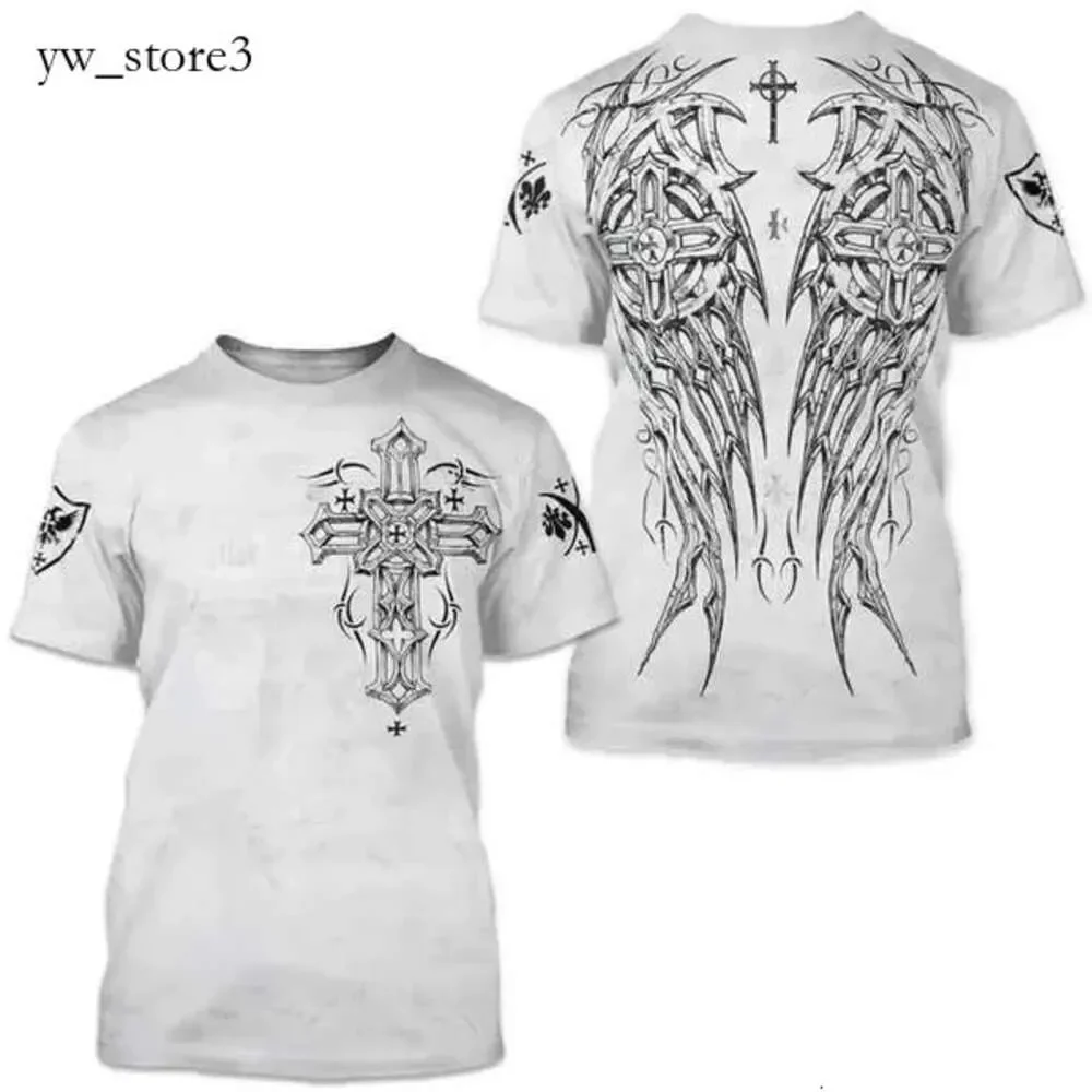 Men's T-shirts Archaic by Affliction Colisson Men O-neck T Shirt for Man Clothing Casual Short Sleeve Summer Y2k Clothing Anime