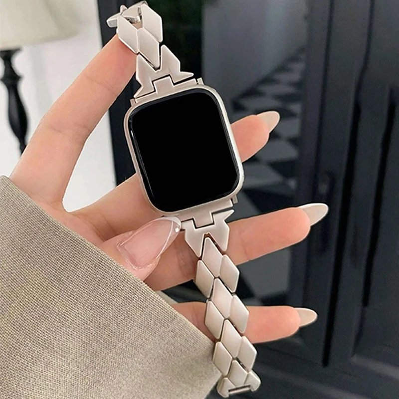 Super New Starlight Metal Bracelet For Apple Watch Band 8 7 6 3 4 5 SE Women Strap For IWatch Ultra 41mm 38mm 40mm 49 42 44 45