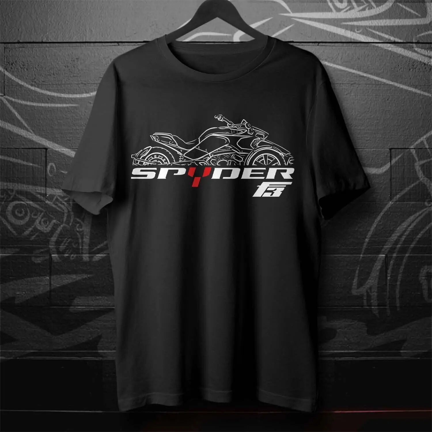 Can Am F3 Spyder T Shirt For 3 Wheels Motorcycle Riders F3S Ltd