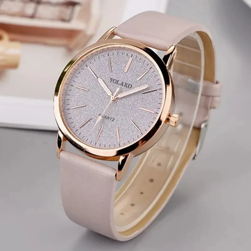 Fashion Women Leather Quartz watch