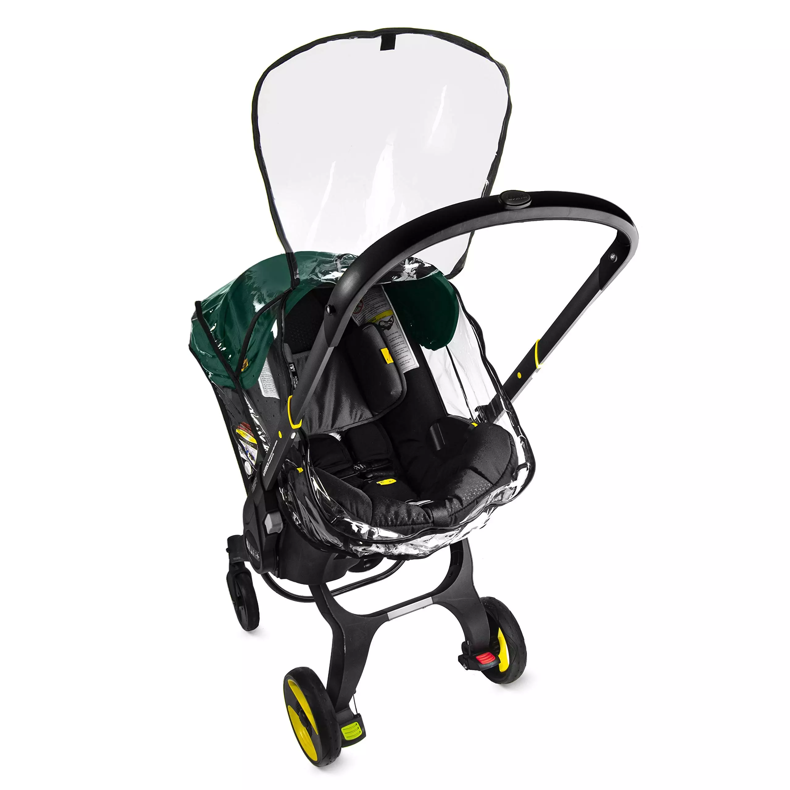 Rain cover thickened transparent PVC HD vision stroller raincoat for doona baby stroller 3 in 1 baby travel accessories