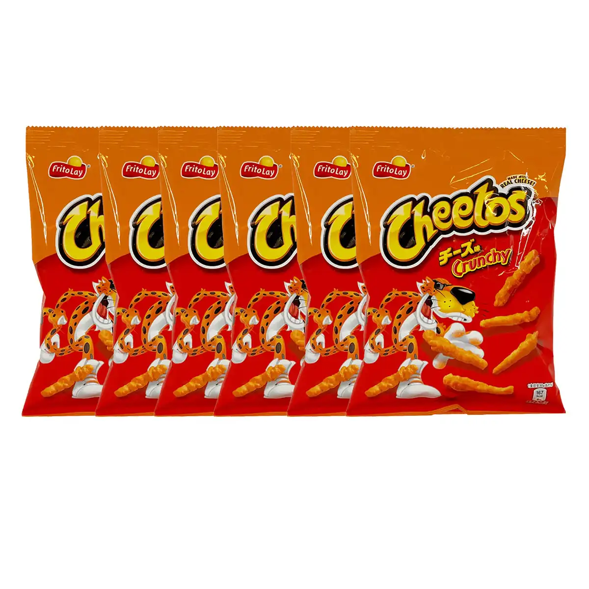 Main Cheetos Corn Sticks Chips Cheese Flavor 75g X6Pack image