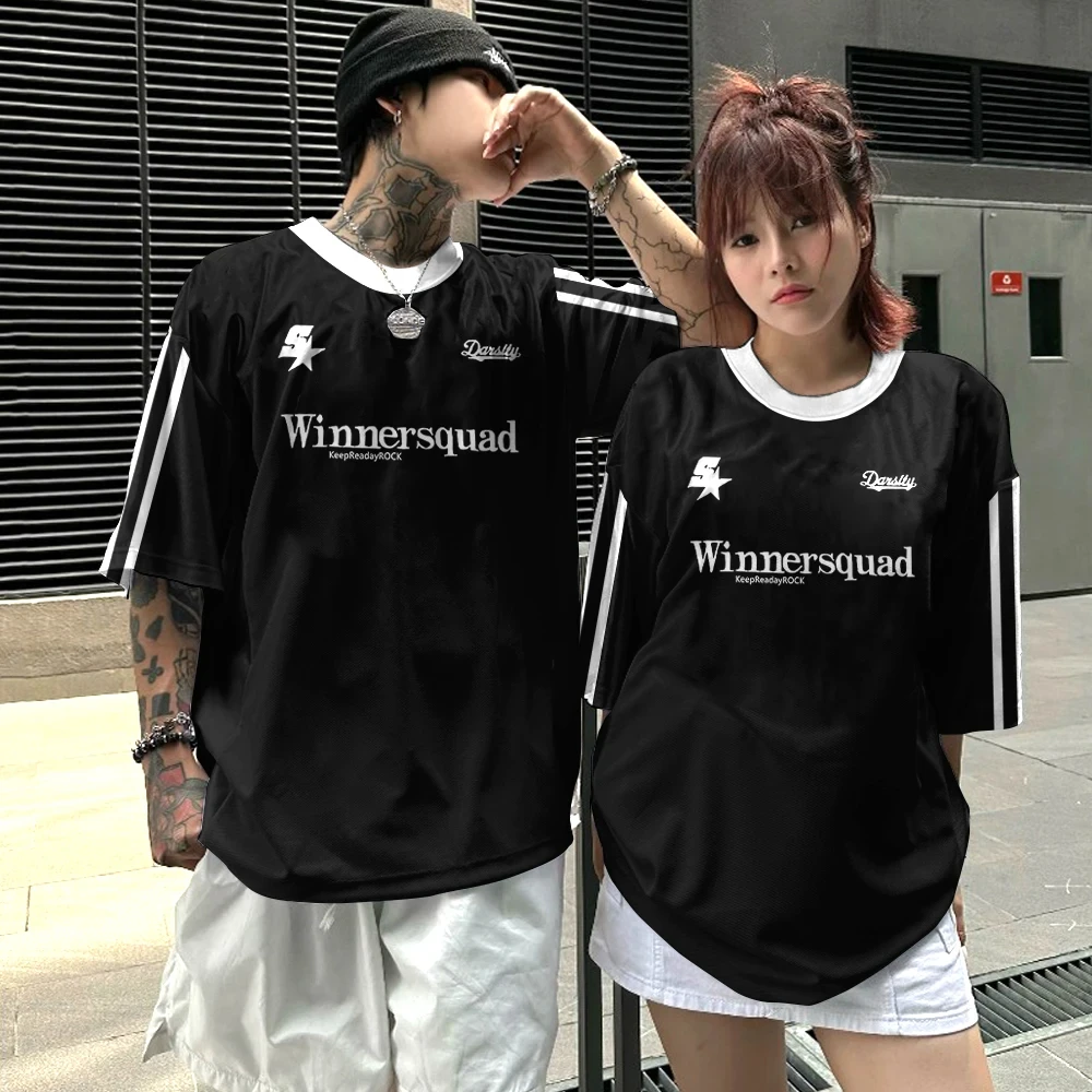 Hot Selling Men's T-shirts 3D Printed Fashionable Oversized Couple Jerseys Short Sleeved Loose Fitting Men's Clothing Top