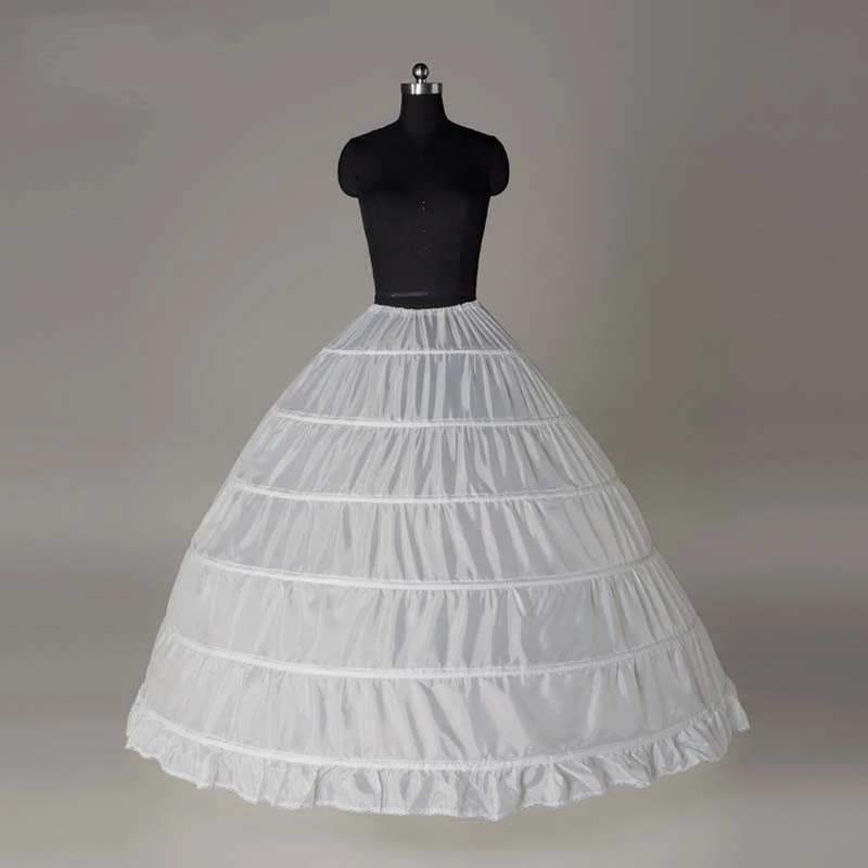 Main Bride Wedding Petticoat Marriage Gauze Skirt Crinoline Underskirt Wedding Accessories Bridal Jupon Mariage image