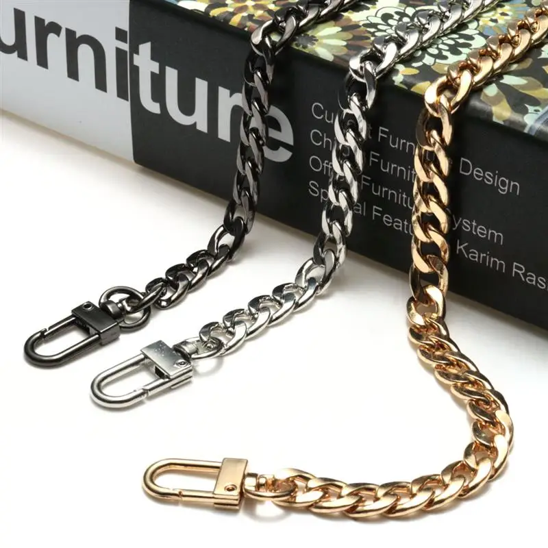 Main High Quality Bag Chain Strap Handle Shoulder Crossbody Handbag Bag Metal Replacement Chains Bag Parts Accessories image