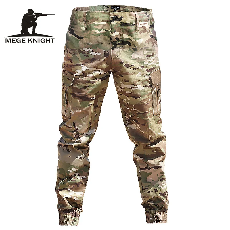 Mege Brand Men Fashion Streetwear Casual  Jogger Pants Tactical Trousers Men Cargo Pants for Droppshipping