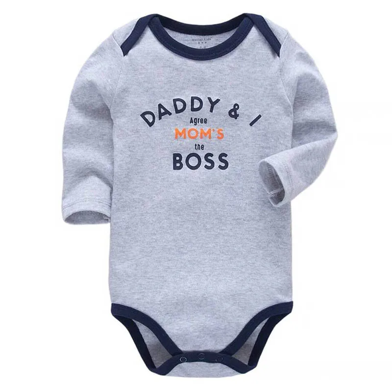 Baby Boys Bodysuit Newborn Babies Girls Body 3 6 9 12 18 24 Months Infant Long Sleeve Bodysuits